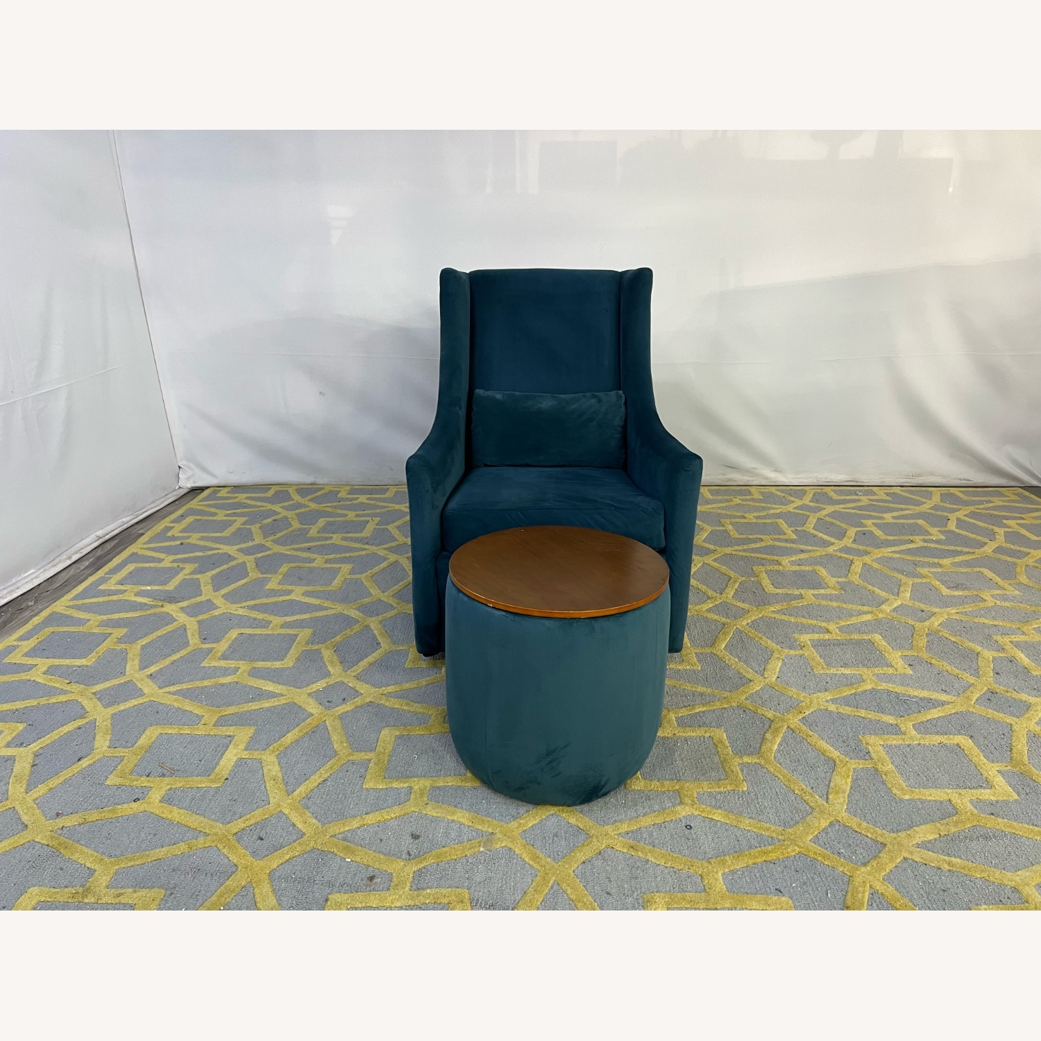 West Elm Graham Glider Chair and Storage - image-0