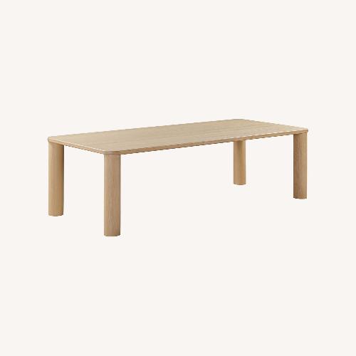 Used TOV Akola Wood Dining Table and Elbow Chairs for sale on AptDeco