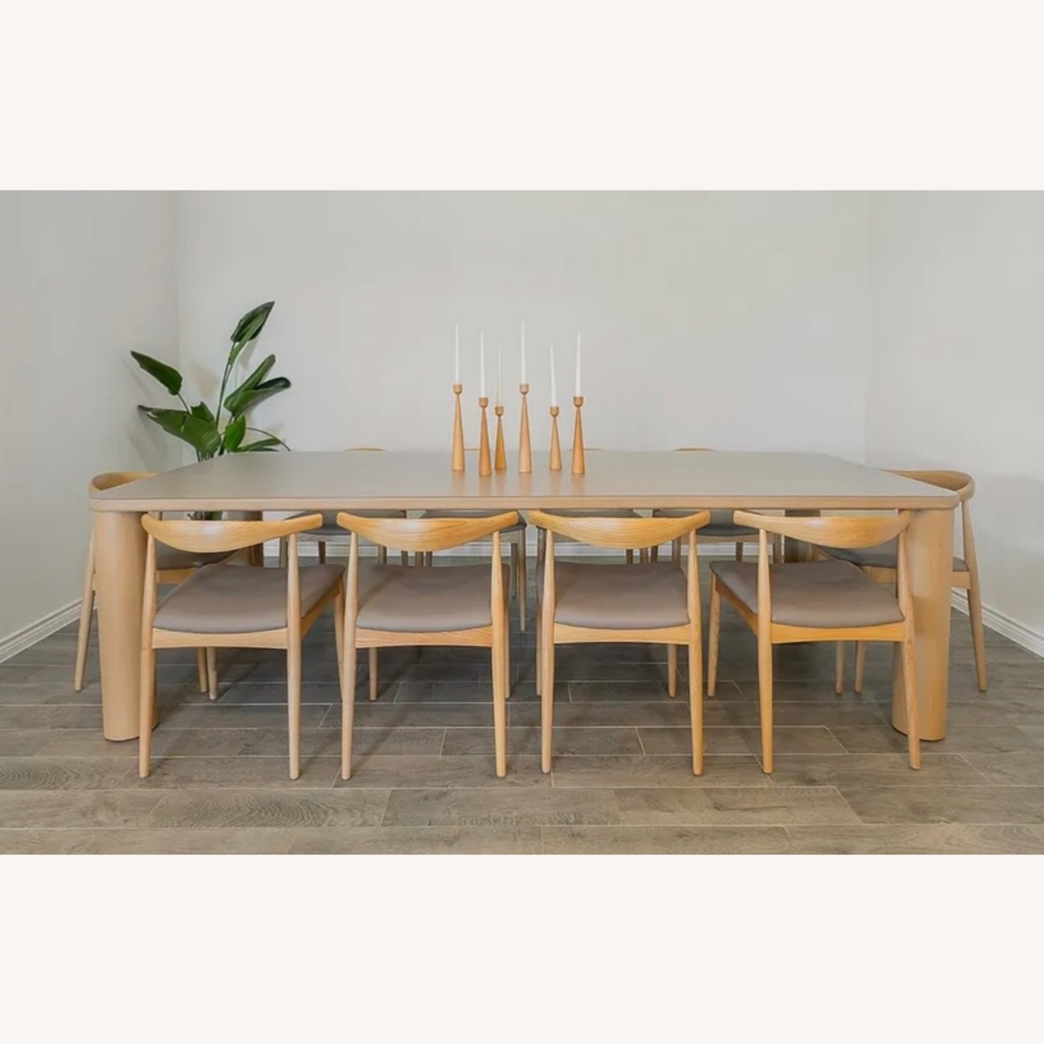 TOV Akola Wood Dining Table and Elbow Chairs - image-1