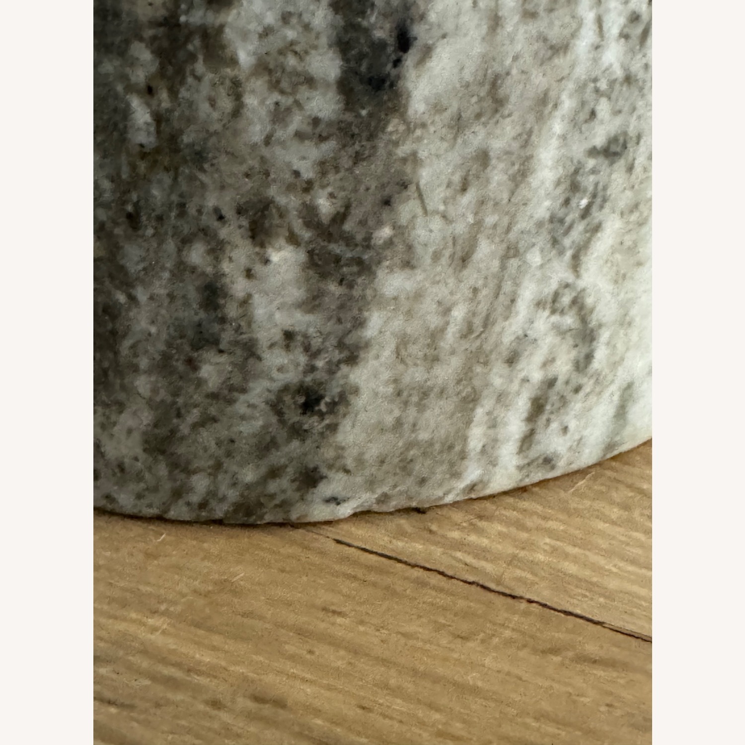 CB2 Babylon 30" Round Torrento Grey Marble Bistro Table - image-6