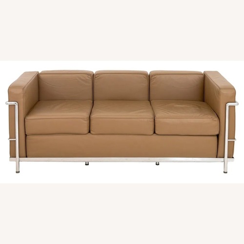 Used Vintage/Antique Light Brown 3+ Seater Sofa for sale on AptDeco