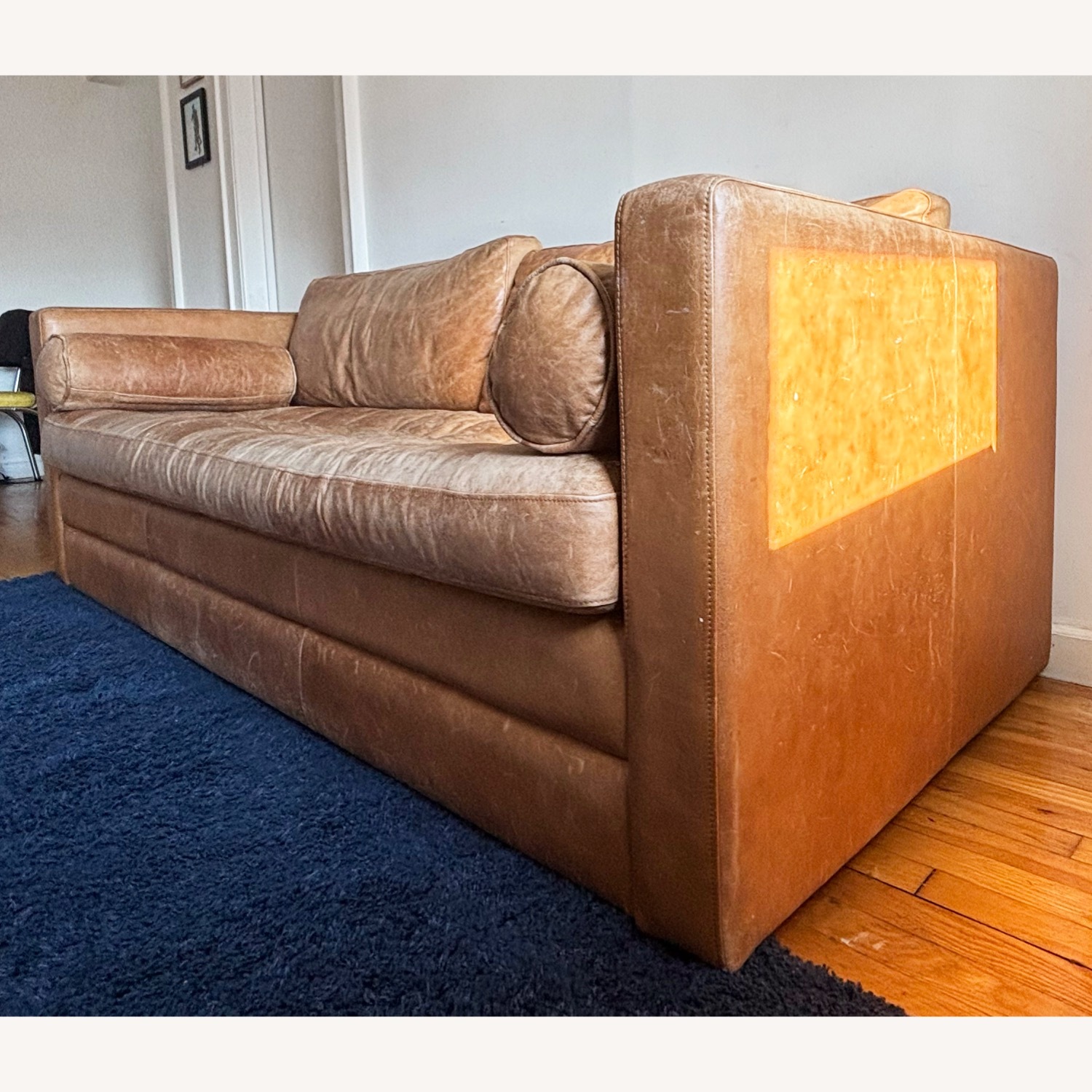 Napa Furniture Design Light Brown Sleeper Sofa - image-3