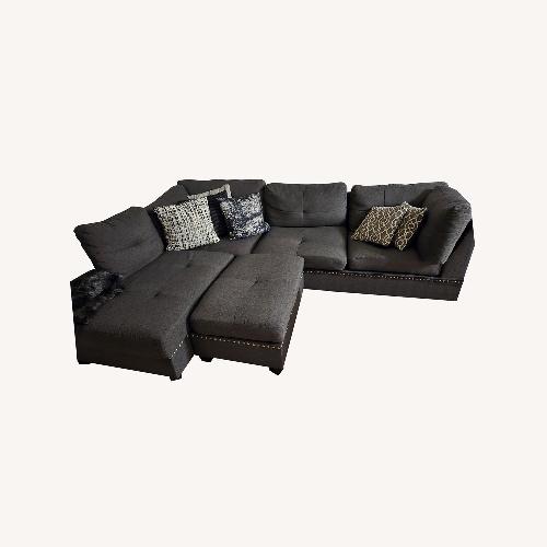 Used Sofa with Chaise & Ottoman for sale on AptDeco