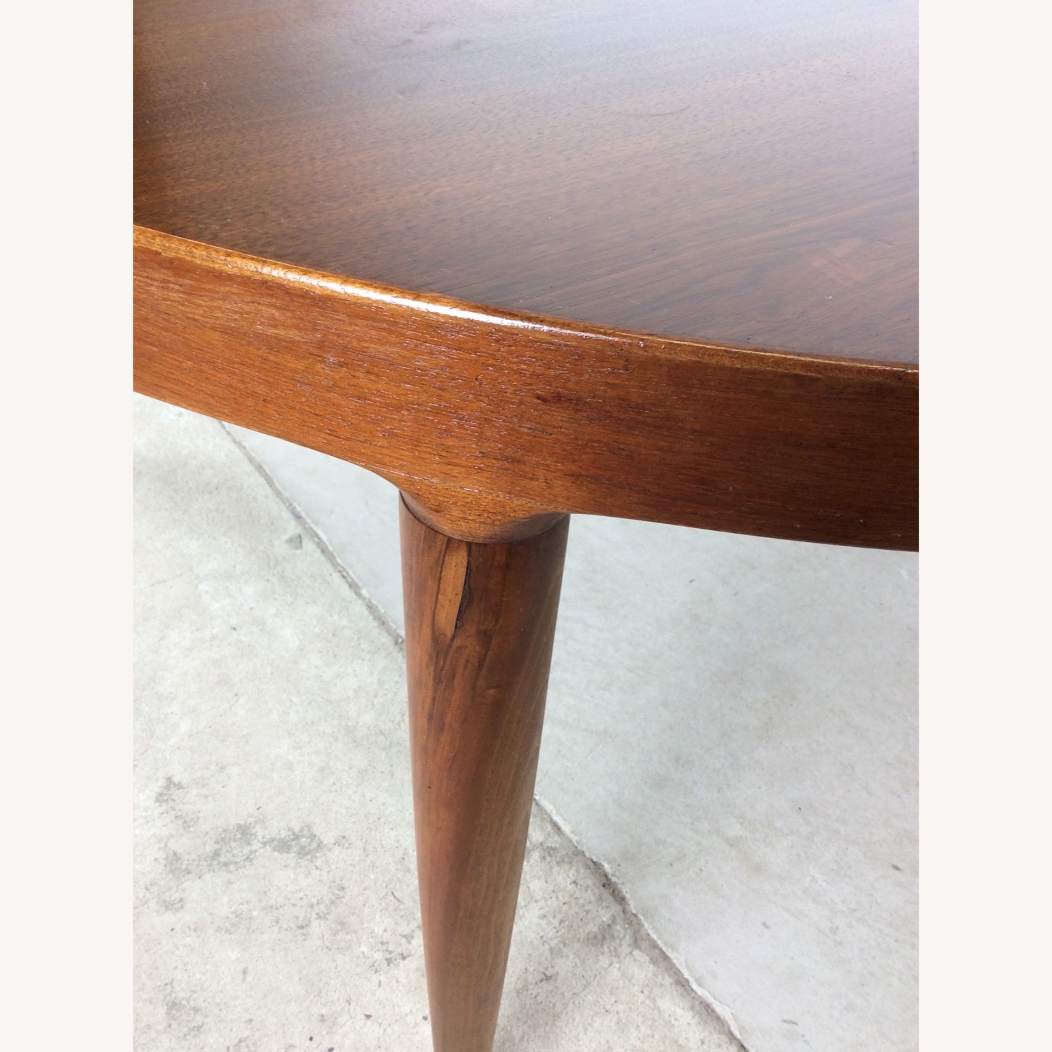 Danish Modern Teak Oval Dining Table with 3 Leafs - image-18