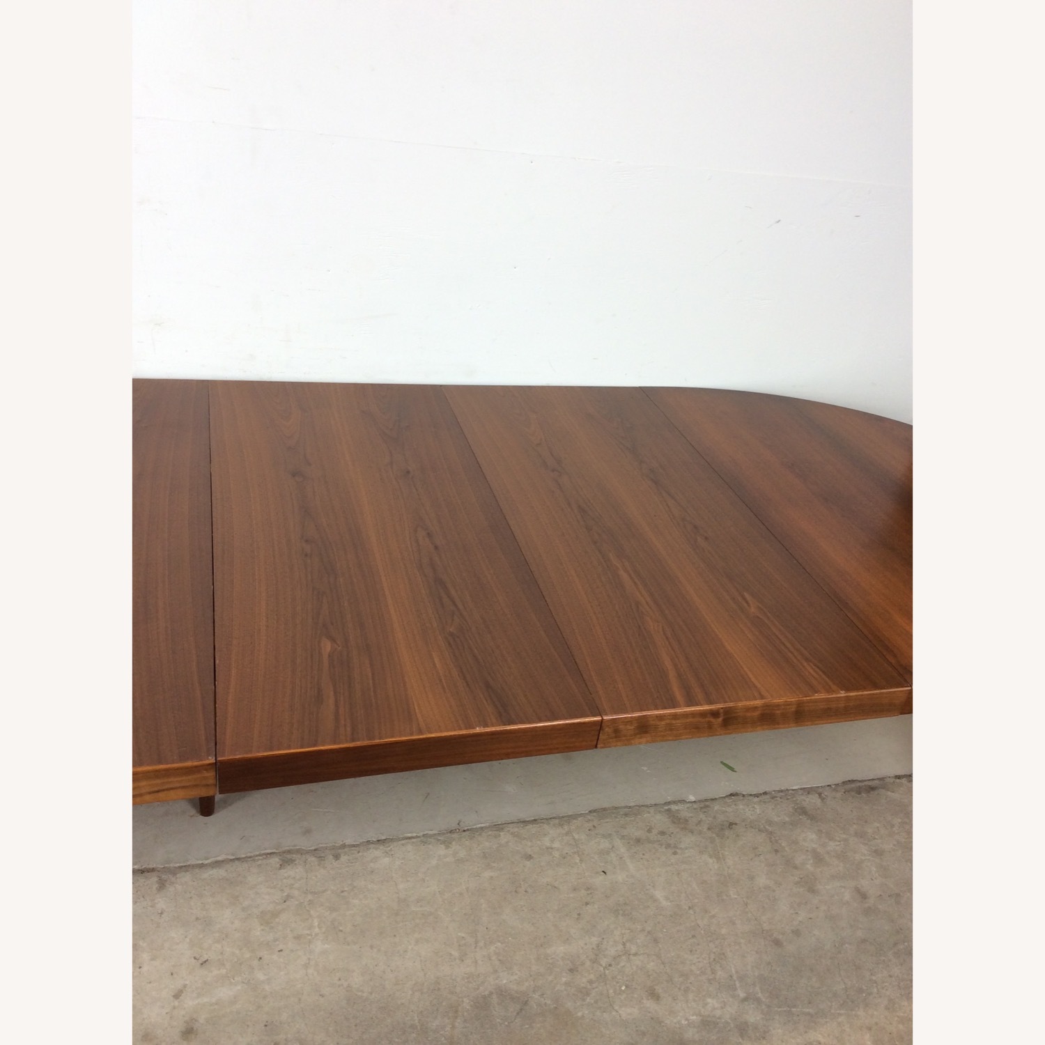 Danish Modern Teak Oval Dining Table with 3 Leafs - image-28