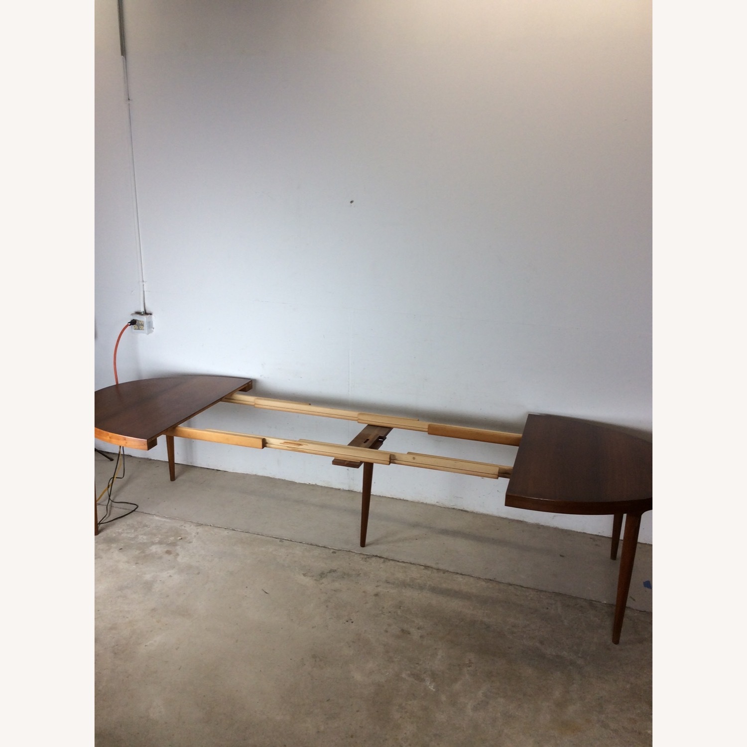 Danish Modern Teak Oval Dining Table with 3 Leafs - image-20