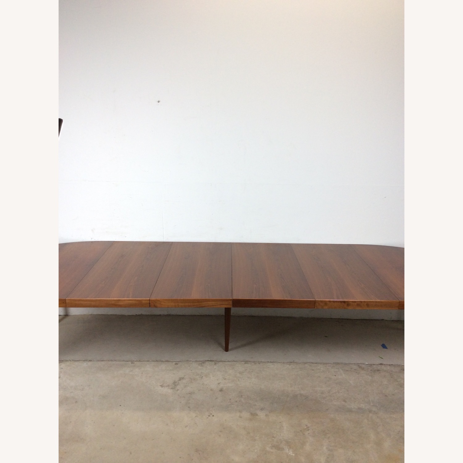 Danish Modern Teak Oval Dining Table with 3 Leafs - image-26