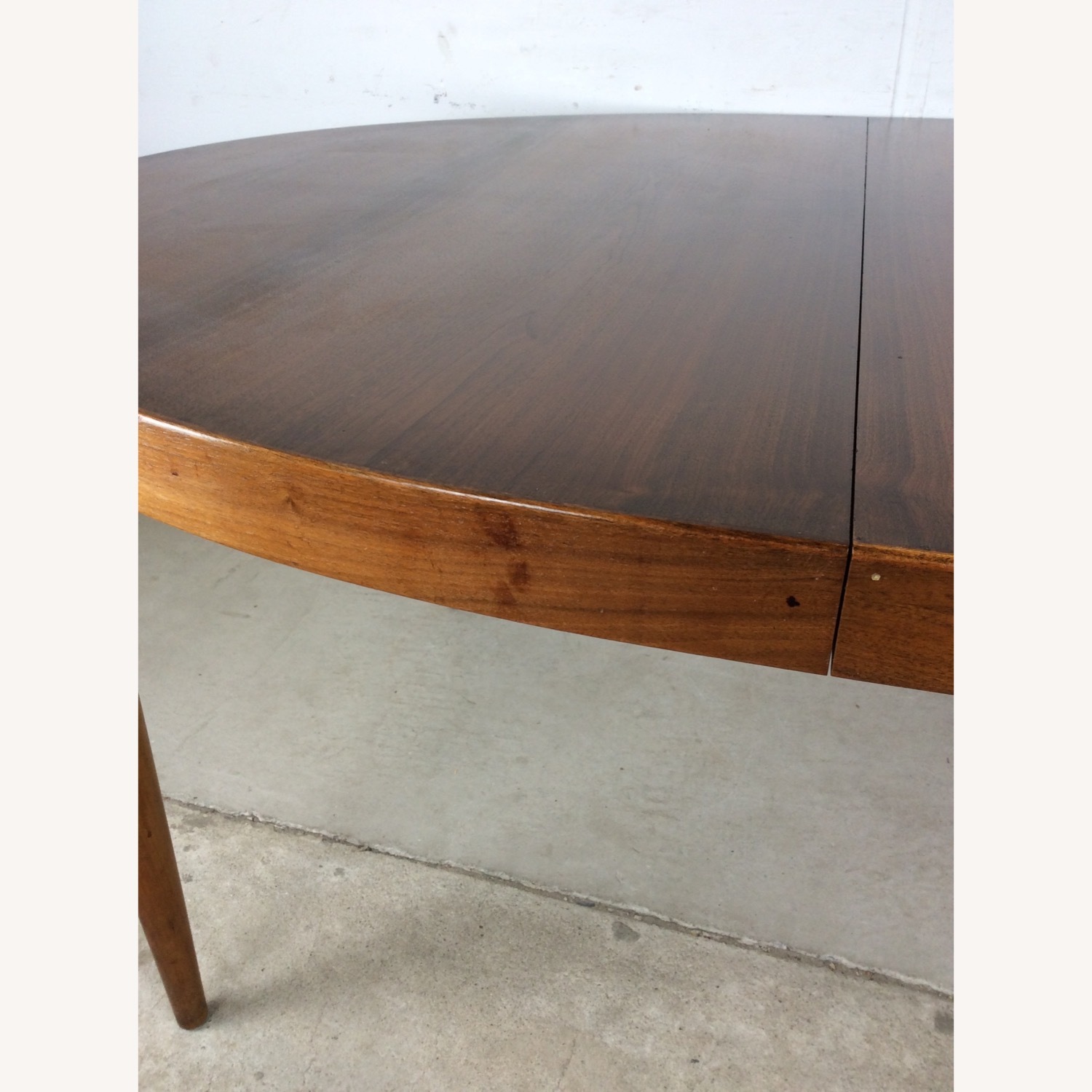 Danish Modern Teak Oval Dining Table with 3 Leafs - image-16