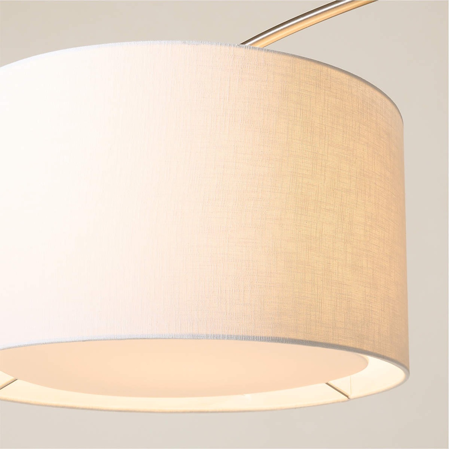 CB2 Big Dipper Arc Brushed-Nickel Floor Lamp - image-3