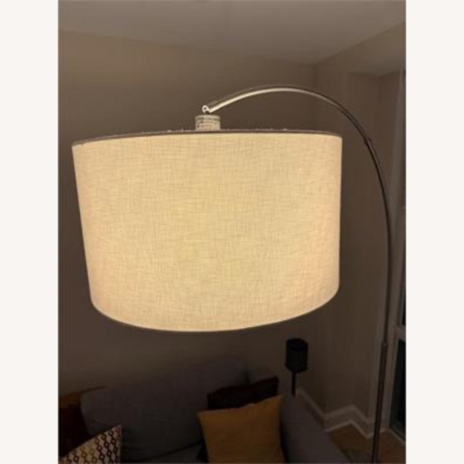 CB2 Big Dipper Arc Brushed-Nickel Floor Lamp - image-2