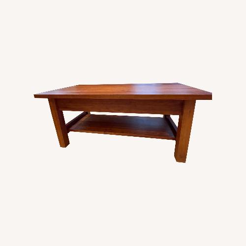 Used Cherry Wood Coffee Table for sale on AptDeco