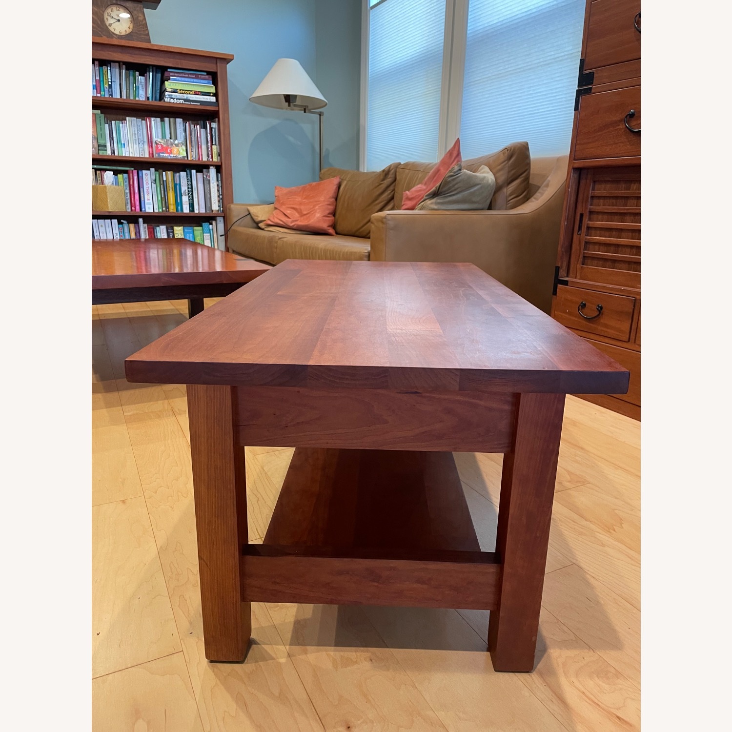 Cherry Wood Coffee Table - image-2