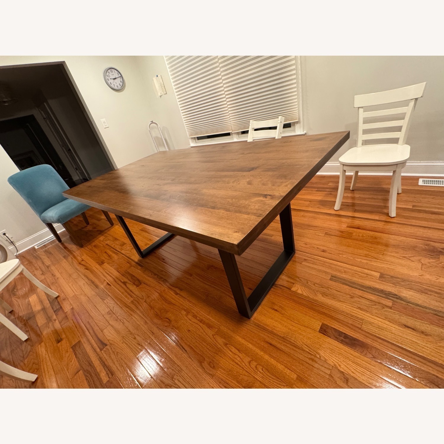 Arhaus Dark Brown Wood Dining Table - image-4