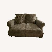 Green Fabric 2 Seater Sofa