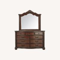 Raymour & Flanigan Dark Brown Wood Dresser