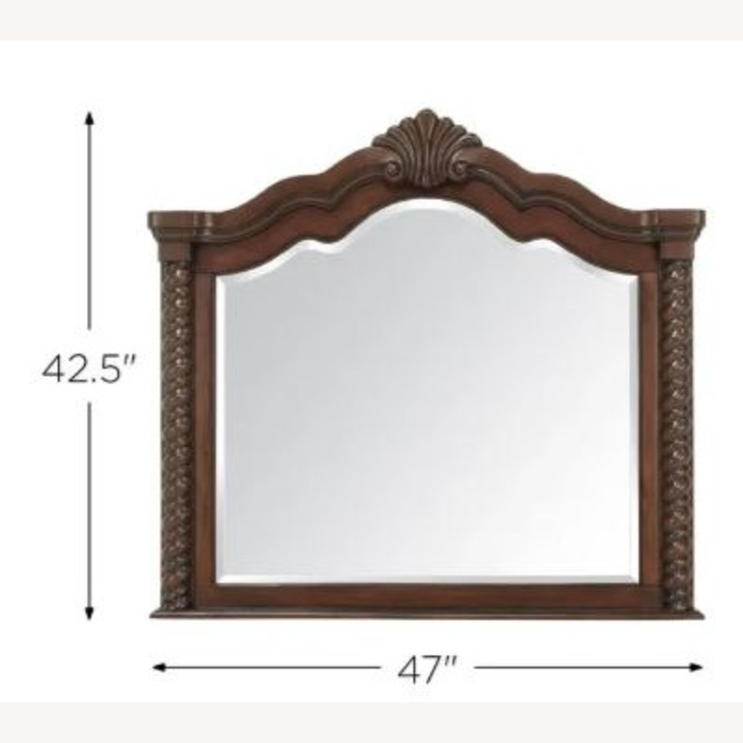 Raymour & Flanigan Dark Brown Wood Dresser - image-1