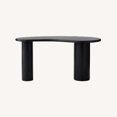 Used CB2 Bohne Black Resin Desk for sale on AptDeco