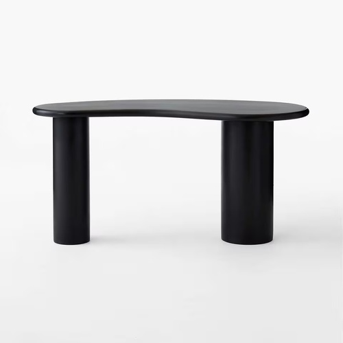 Used CB2 Bohne Black Resin Desk for sale on AptDeco