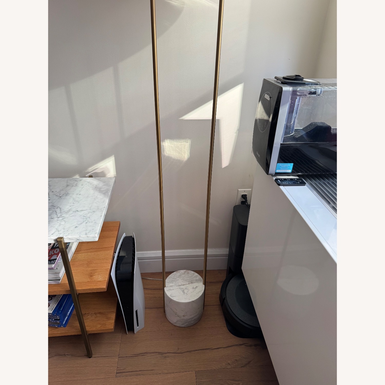 West Elm Industrial Outline Floor Lamp (67") - image-3