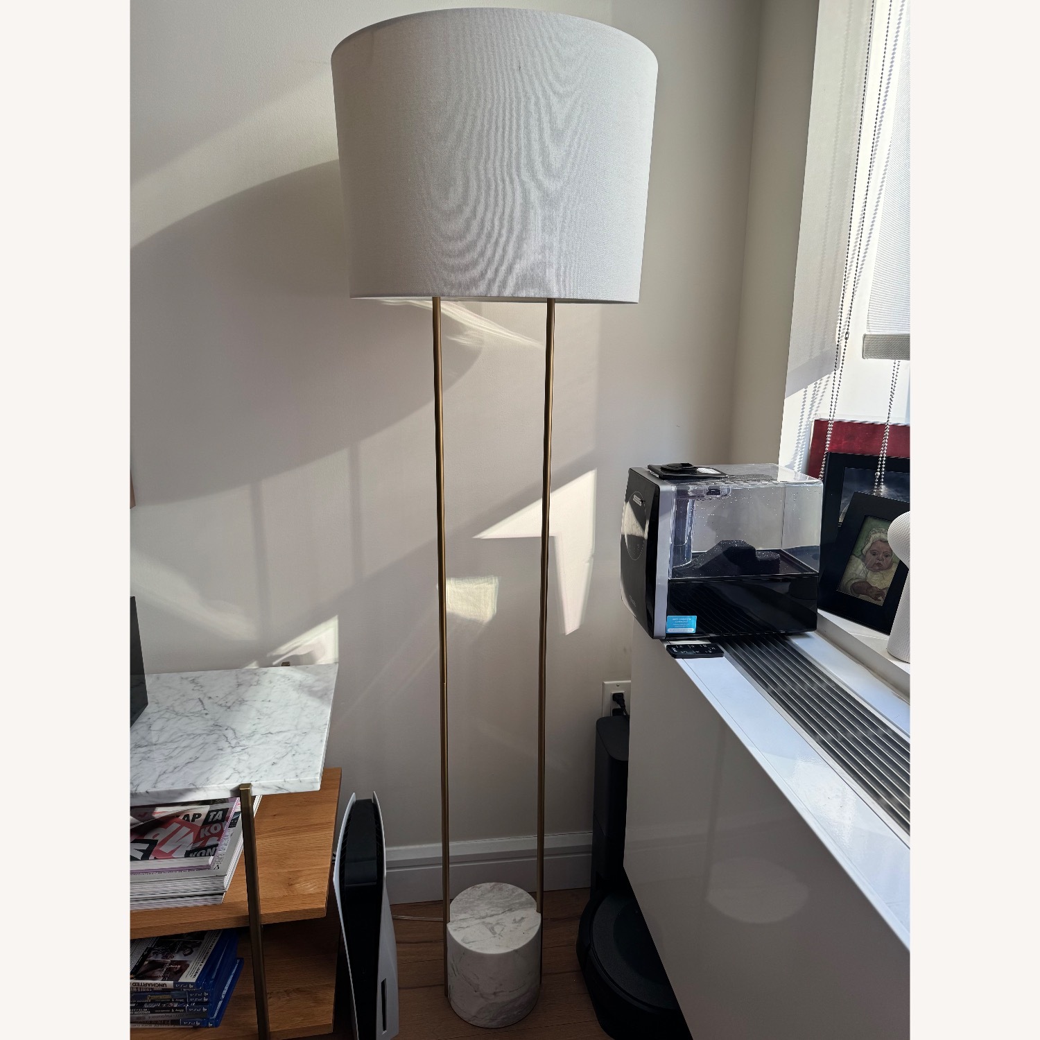 West Elm Industrial Outline Floor Lamp (67") - image-1