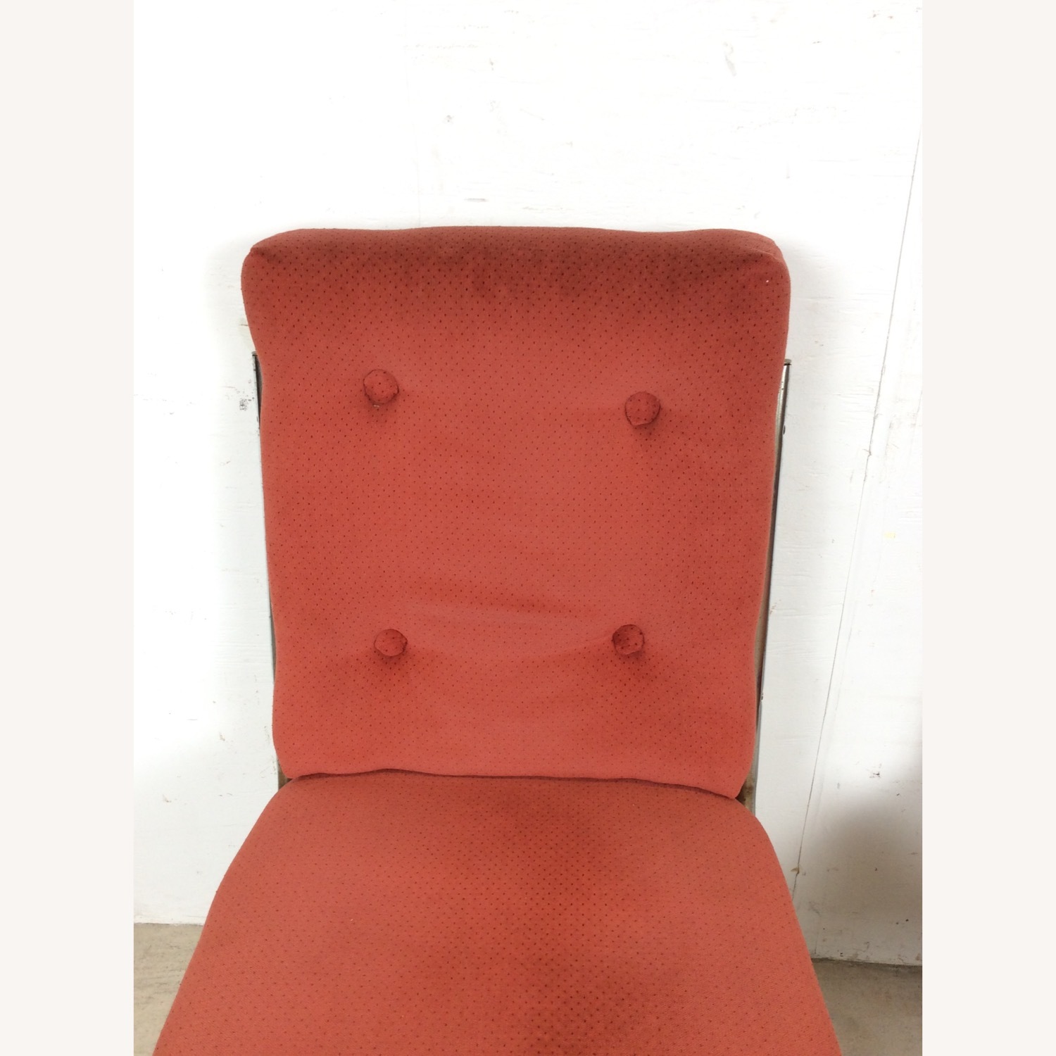 Set of 5 Postmodern Pink Upholstered Dining Chairs - image-20