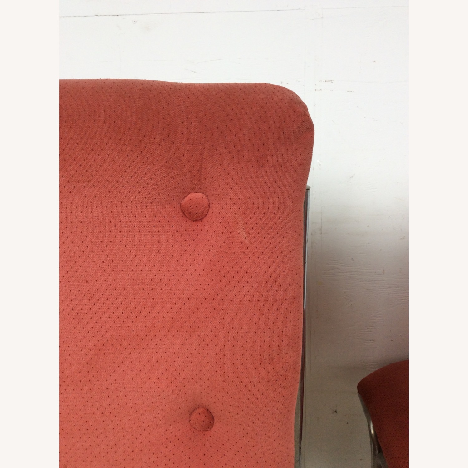 Set of 5 Postmodern Pink Upholstered Dining Chairs - image-27