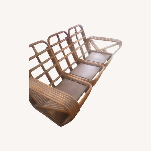 Used Paul Frank Rattan 3 piece Sectional Sofa for sale on AptDeco