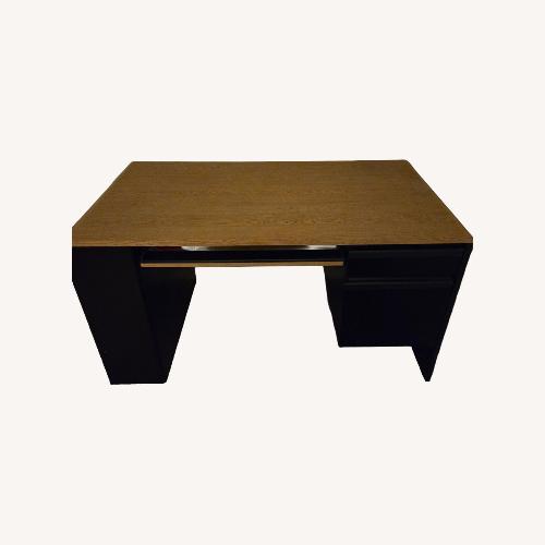 Used Dark Brown Wood Desk for sale on AptDeco