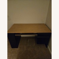 Dark Brown Wood Desk