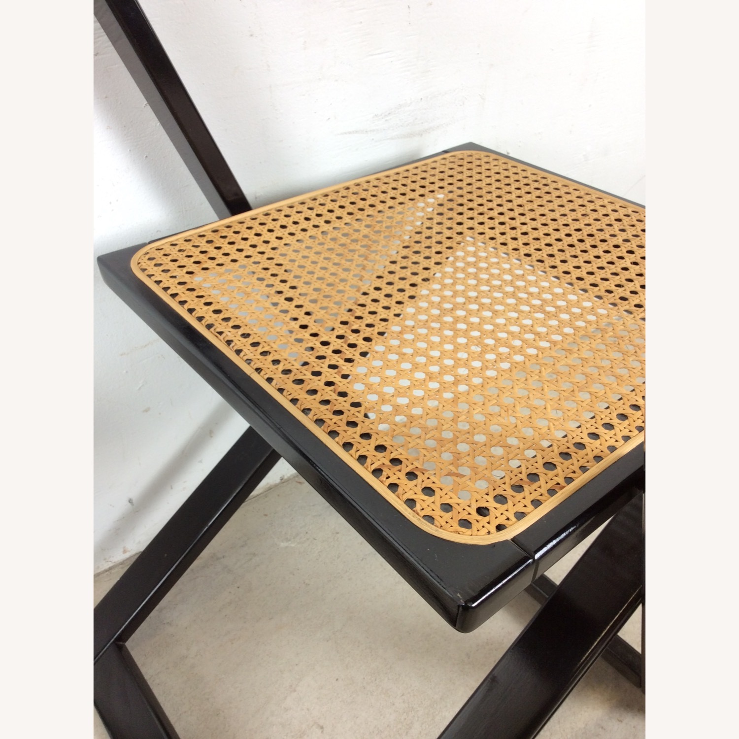 Set of 5 Folding Chairs with Cane Seats - image-22