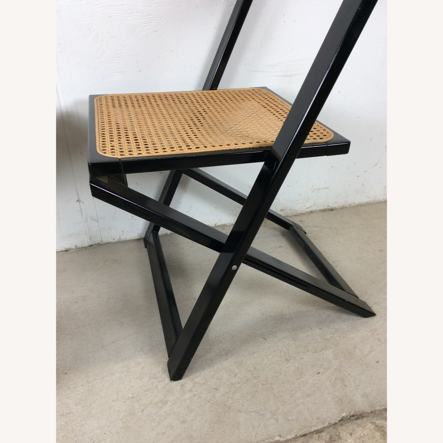 Set of 5 Folding Chairs with Cane Seats - image-15