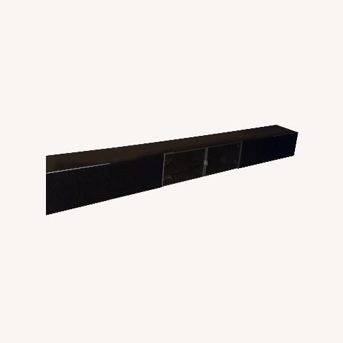 Used IKEA Black Wood Veneer Media Storage for sale on AptDeco
