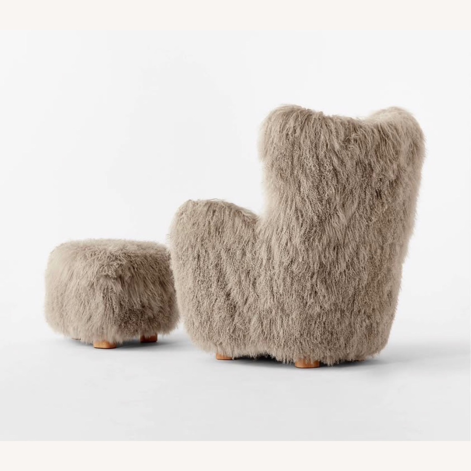 CB2 Bozzi Shearling Armchair - image-4