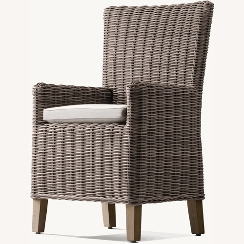 Used Restoration Hardware Provence High Back Arm Chair for sale on AptDeco