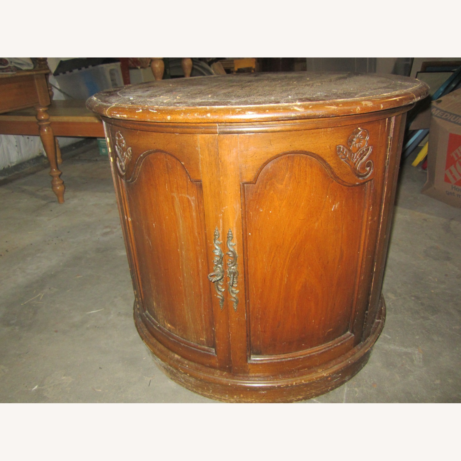 60'S Round Occasional Table - image-1