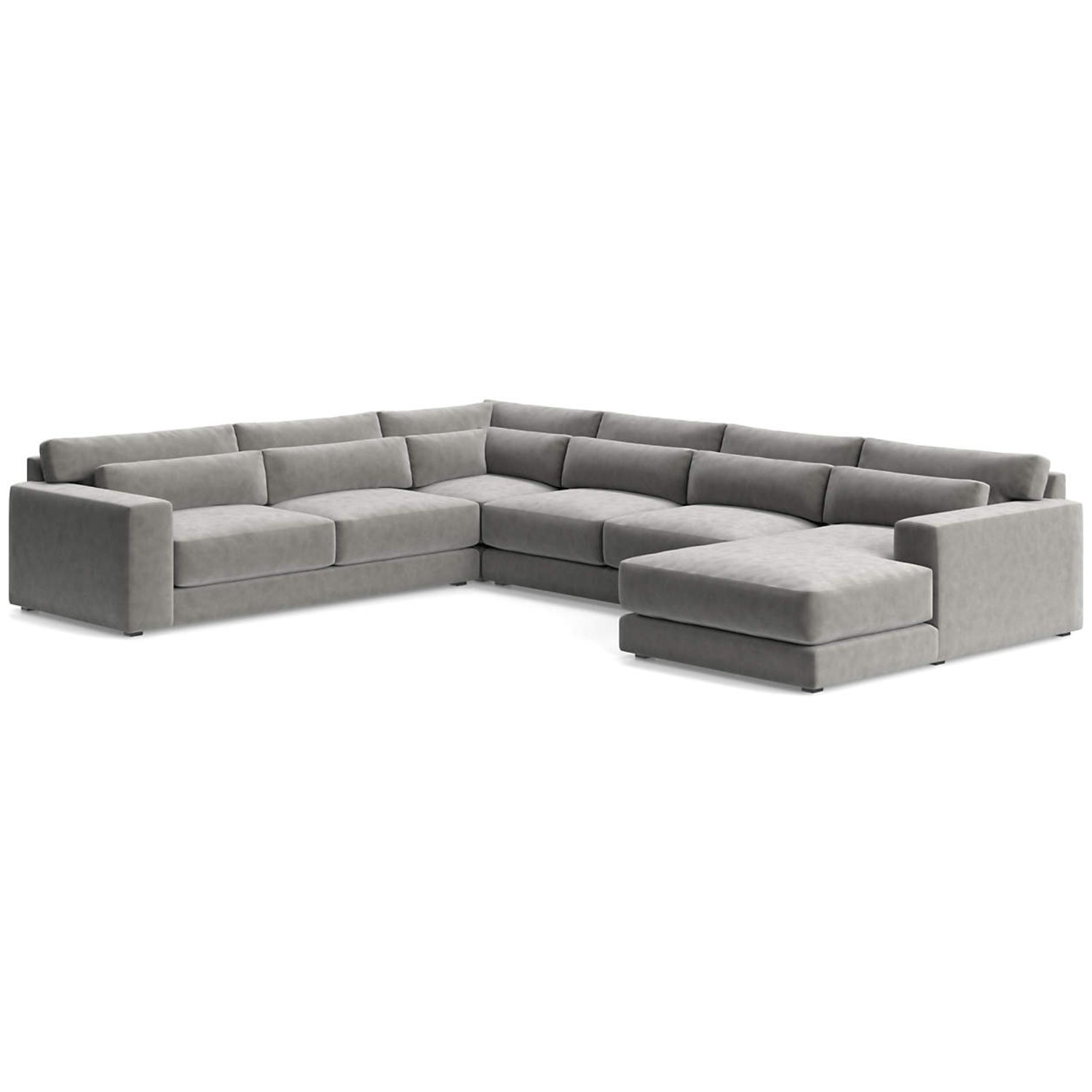 Crate & Barrel Retreat Dark Gray 3+ Piece Sectional - image-0