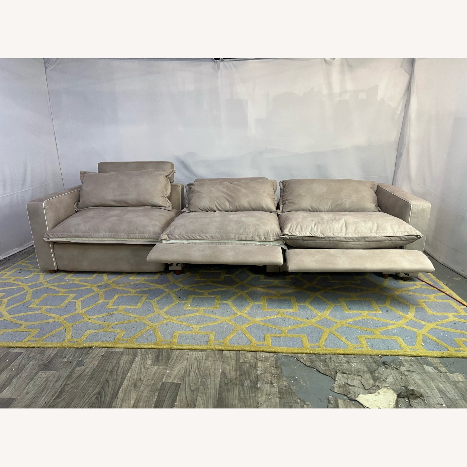 HomeBody Luxe 3 Seat Reclining Sofa - image-4