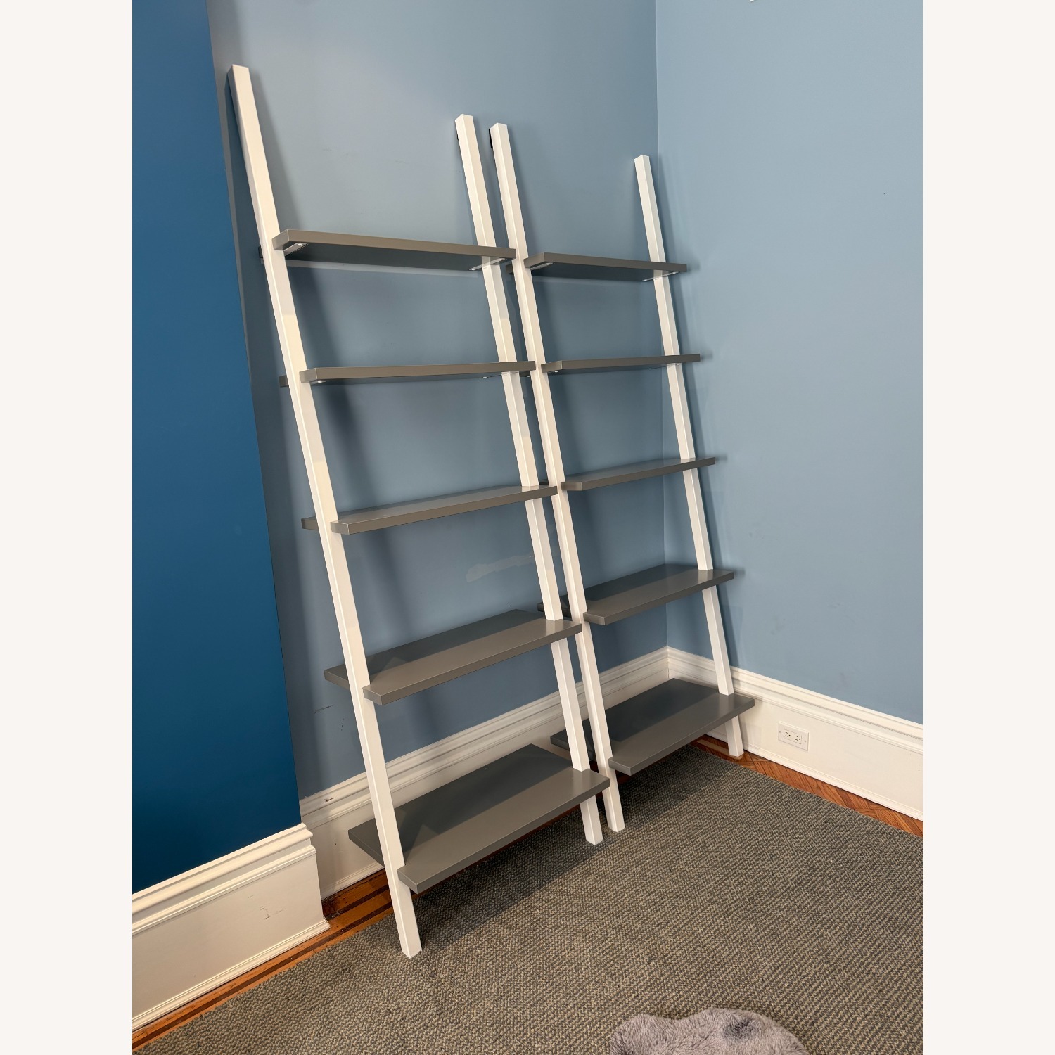 Room & Board Gallery Light Gray Bookcase - image-1