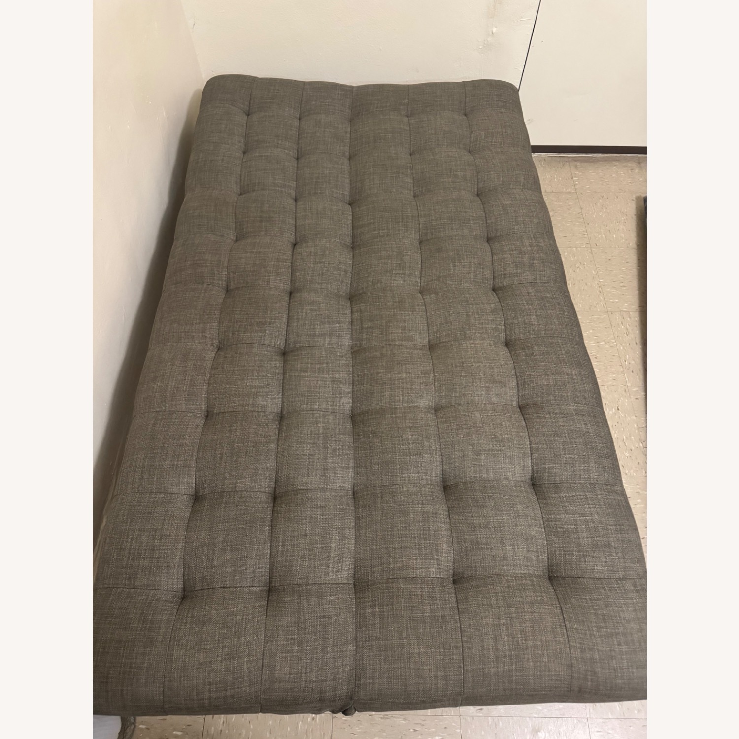 Bob's Discount Furniture Dark Gray Futon - image-3