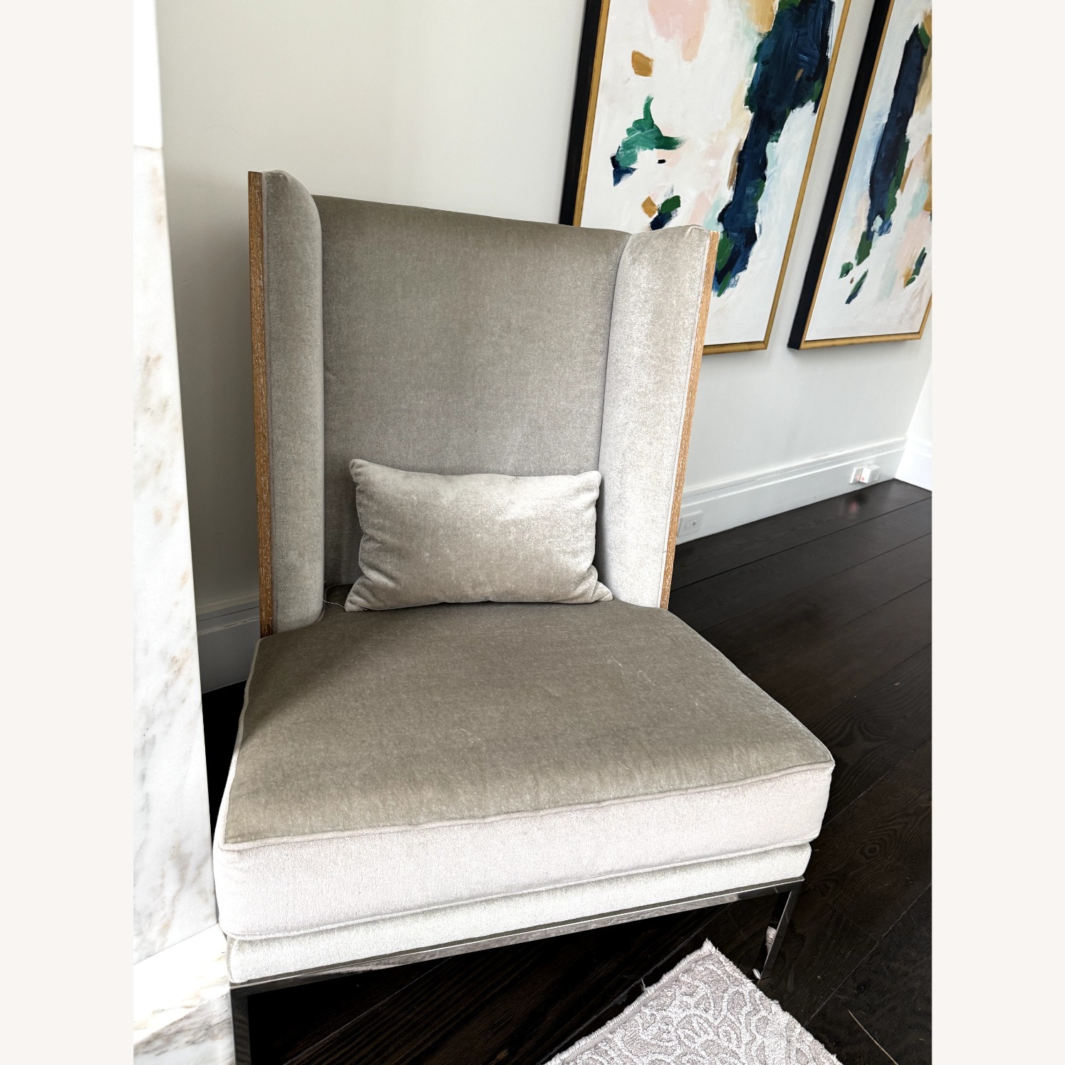 Oly Studio James Light Gray Accent Chairs - image-1