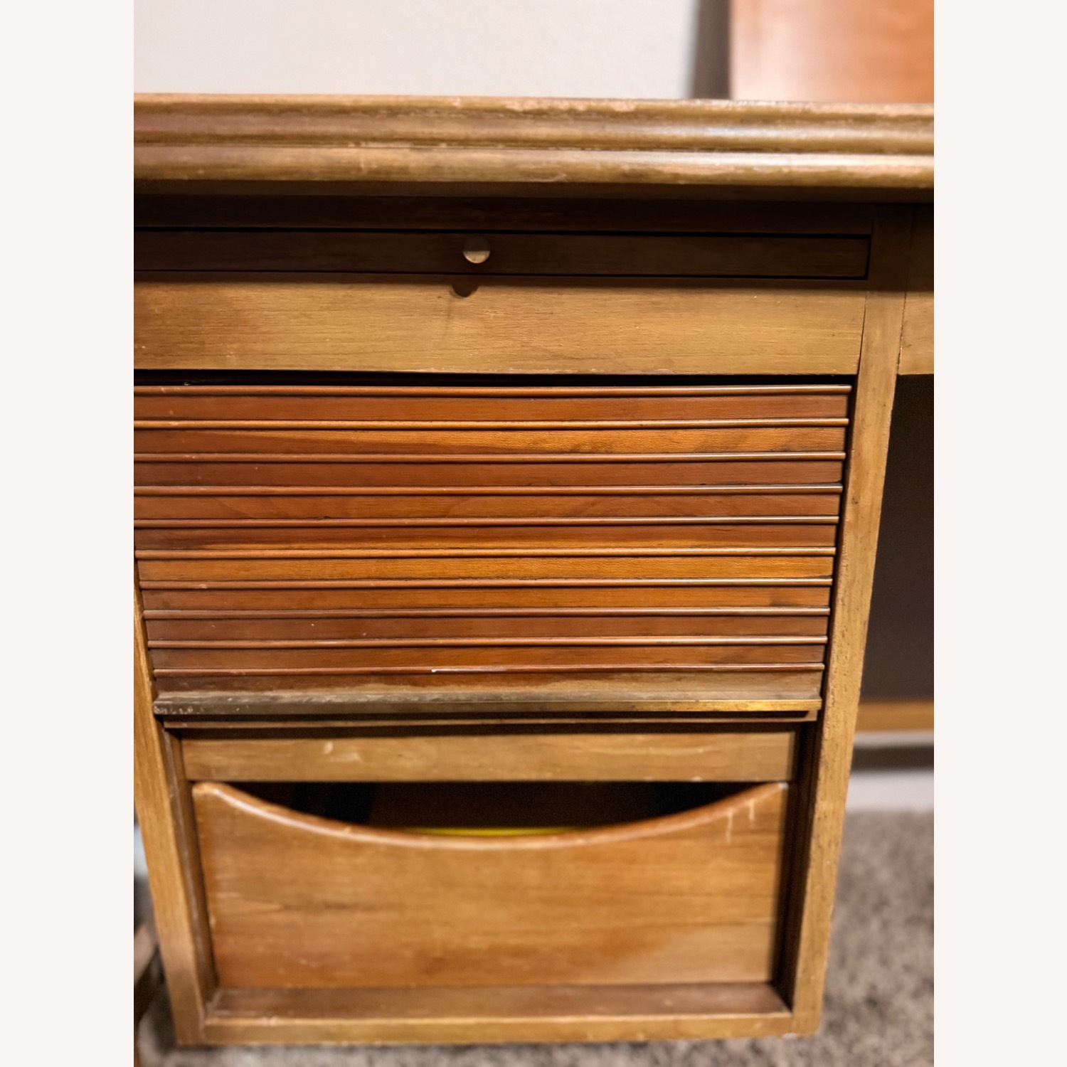 John Widdicomb Light Brown Desk - image-4