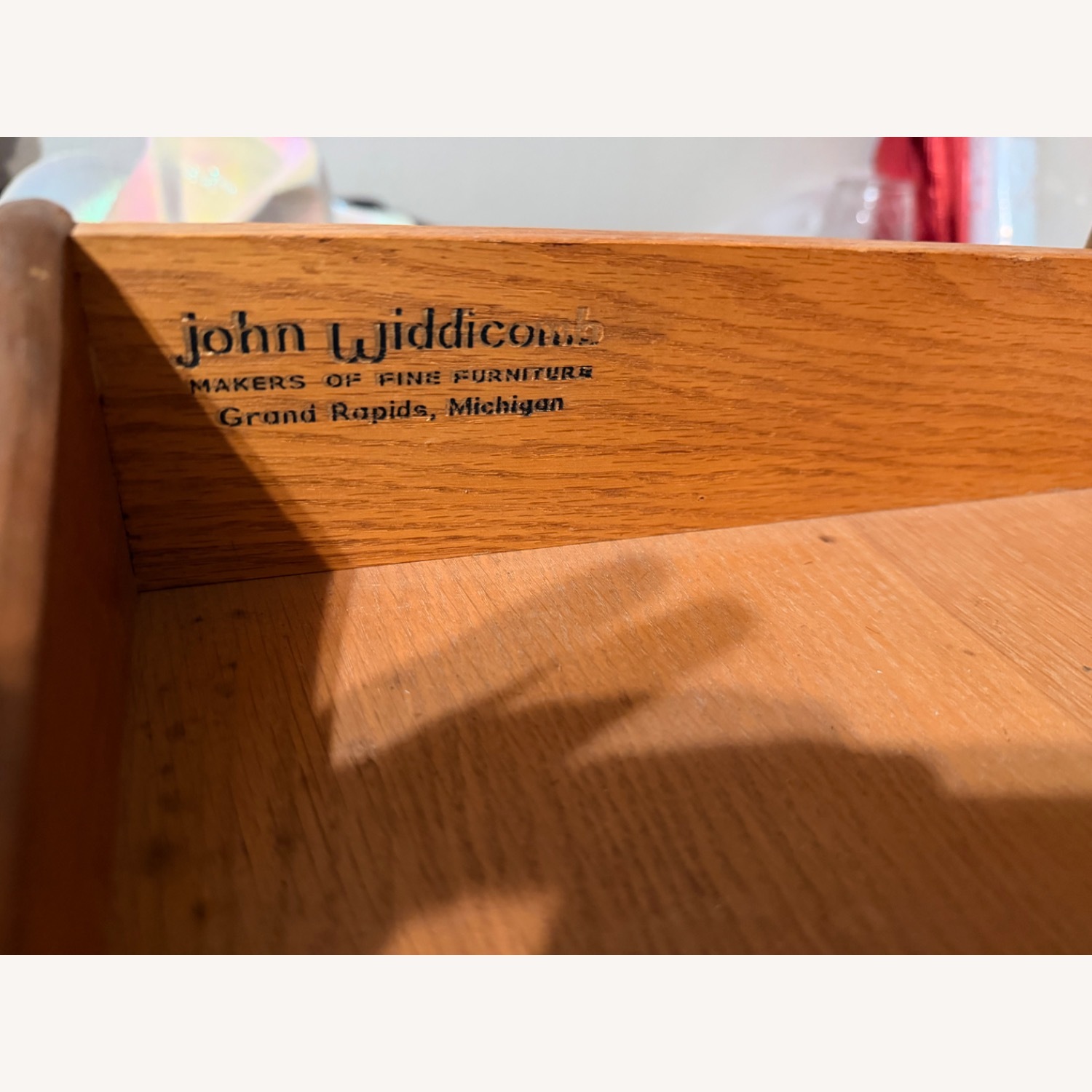 John Widdicomb Light Brown Desk - image-5