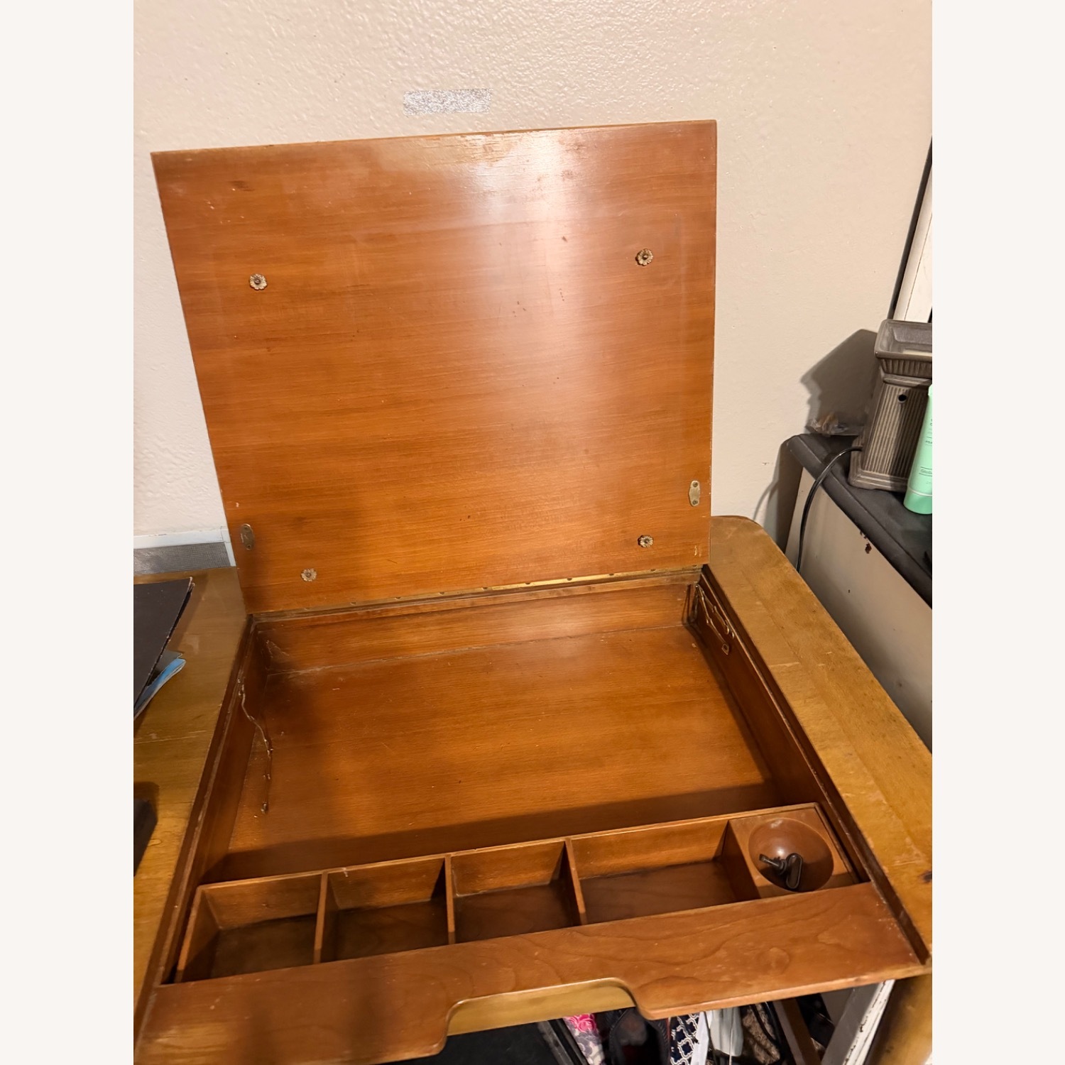 John Widdicomb Light Brown Desk - image-10