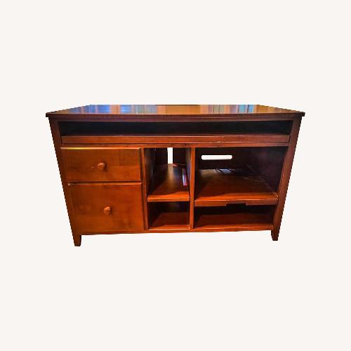 Used Ethan Allen Natural Solid Wood Desk for sale on AptDeco