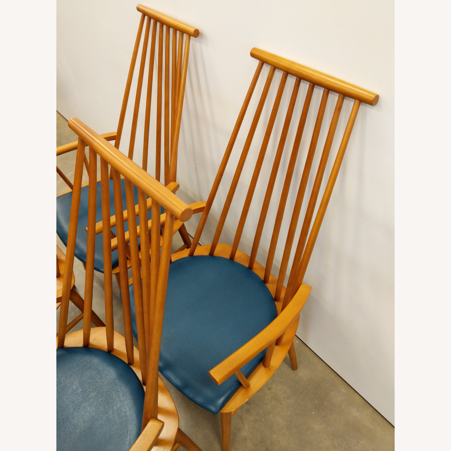 Set of 4 Vintage Danish Modern Armchairs - image-7