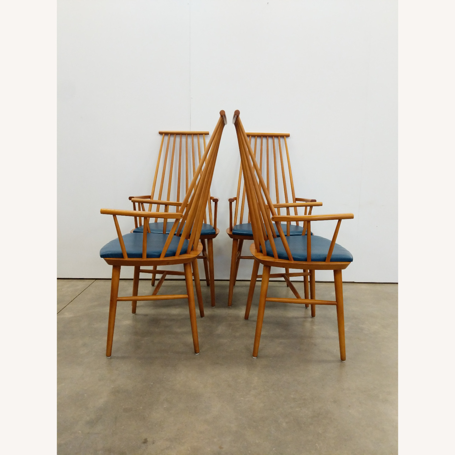 Set of 4 Vintage Danish Modern Armchairs - image-3