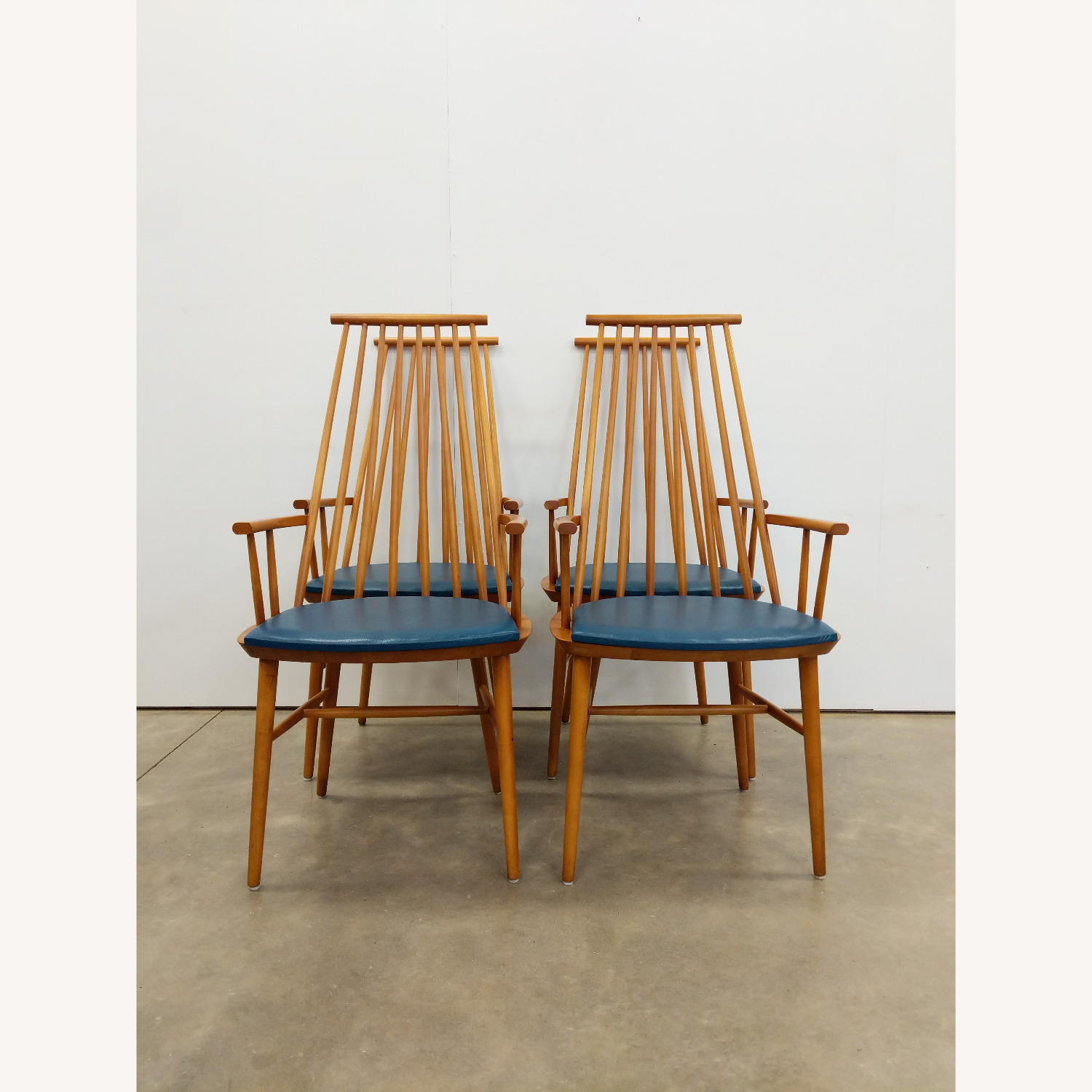 Set of 4 Vintage Danish Modern Armchairs - image-4