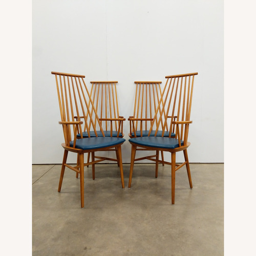 Used Set of 4 Vintage Danish Modern Armchairs for sale on AptDeco