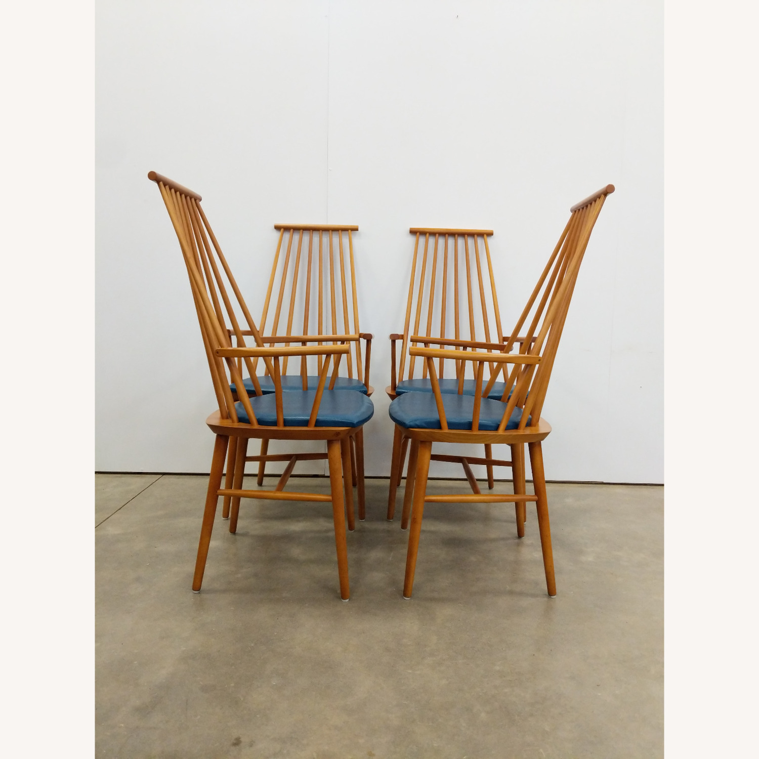 Set of 4 Vintage Danish Modern Armchairs - image-1