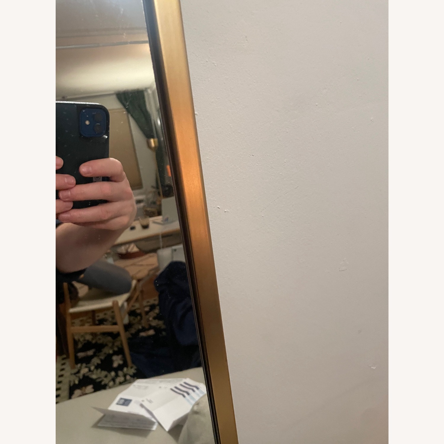 West Elm Metal Frame Arched Floor Mirror - image-2